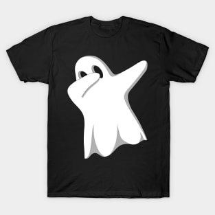 Dabbing Funny Ghost Halloween T-Shirt